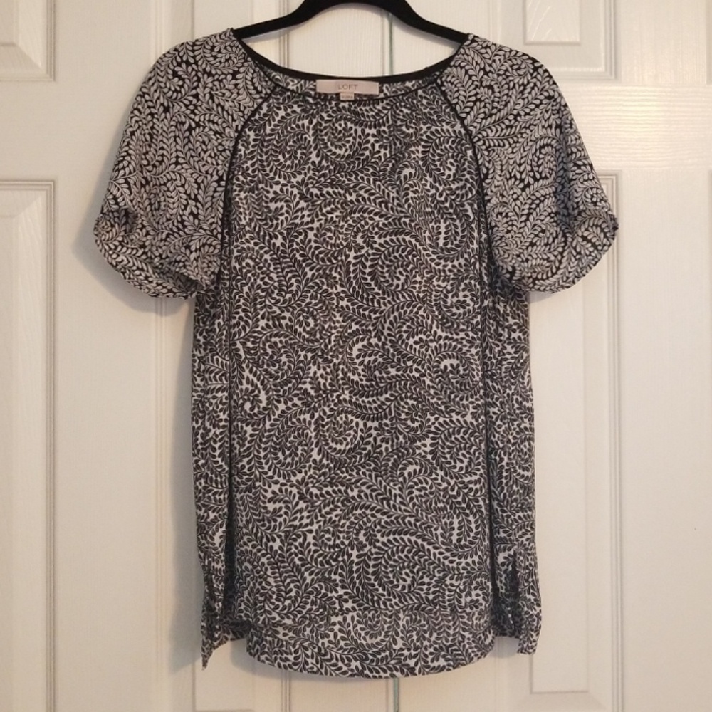 Black and White blouse
